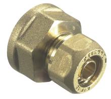 Kompressionsmuffe til PEX 3/4" x 15 mm